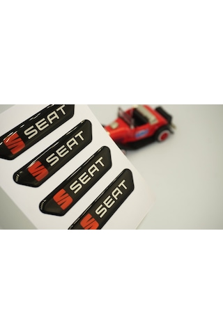 Seat Logo Kapı Kenarı Koruma Metalize Damla Desen 3M Band