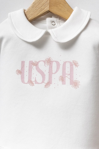 U.S. Polo Assn. Kız Bebek 2li Takım - Beyaz Beyaz