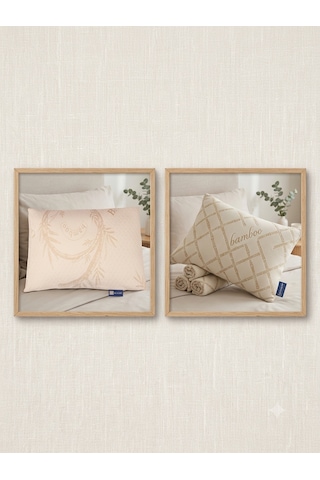 Sleep Home Visco Bamboo Ortopedik Yastık 50x70 Açık Kahverengi