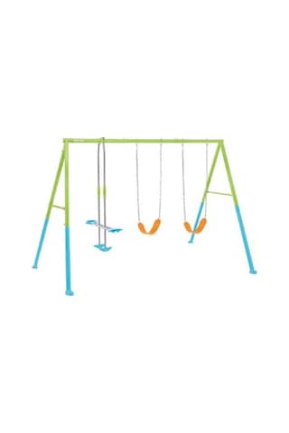 3 Lu Salıncak Setı 343x254x211 Cm Açık Mavi