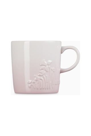 Le Creuset Jardin Çiçek Desenli Seramik Kupa Shell Pink