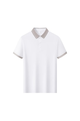 New Performance Premium Polo T-shirt %87 Naylon %13 Spandex Beyaz