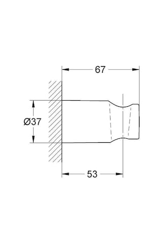 Grohe Rainshower Classic Sabit El Duş Askısı - 27056000 Diğer