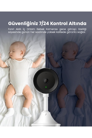 Fonri Akıllı Çocuk Ve Bebek Kamerası Uzaktan Kontrol