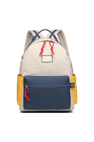Smart Bags Uniseks Sırt Çantası 3181 Bej Lacivert