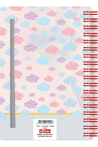 Bebek Anı Defteri Ve Hamile Albümü Pembe + Sticker