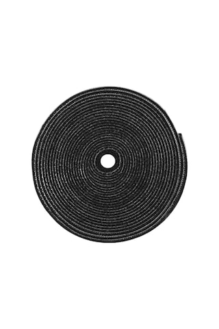 Dux Duıcs Stoyobe Kablo Düzenleyici Yapışkanlı Cırt Bant 3m Siyah