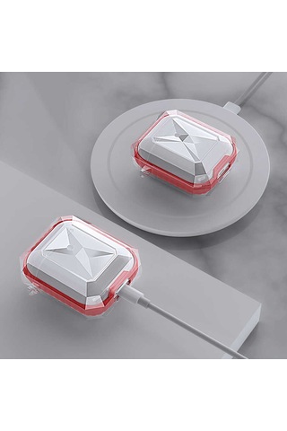 Apple AirPods Uyumlu Kılıf Zore AirPods Airbag 22 Kılıf Beyaz