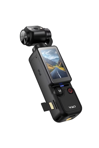 Taşınabilir Vlogging Kamerası, 2.5k Video, 66mp Fotoğraf, 180 Döndürülebilir Lens, 16x Zoom, 1.9 İnç Ekran
