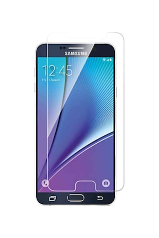 Samsung Uyumlu Galaxy J3 2016 Nano Kırılmaz Cam Ekran Koruyucu Şeffaf