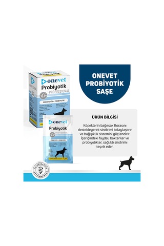 Onevet Probiyotik Şase Köpekler Için Sindirmeye Yardımcı Takviye Vitamini 7 Adet 1 Gr