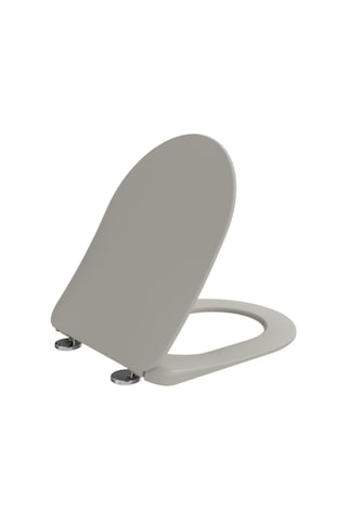 Creavit Free Rim-off Kanalsız Asma Klozet Fe322.cg Mat Cool Grey + Duck Yavaş Kapanan Kapak Mat Cool Grey 2'li Set Gri