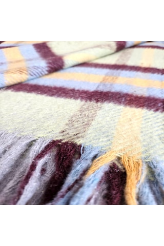 Çift Kişilik Pamuklu Battaniye 180x200 Cm 5036 Çok Renkli