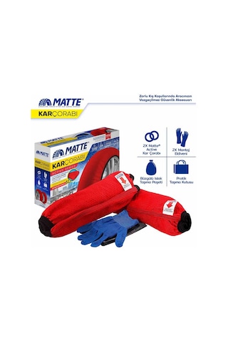 Matte 195/55r16 Active Medium Otomobil Kar Çorabı Diğer