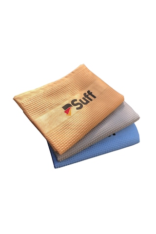 Suff Mikrofiber Bez Cam Ve Tüm Yüzeyler İçin 3 Lü Paket 40x60 Sih