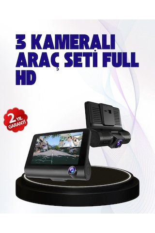 Bay 170 Geniş Açılı Araç Kamerası 4.0 Ips Ekranlı Full Hd Dvr Najmaddin 59956203