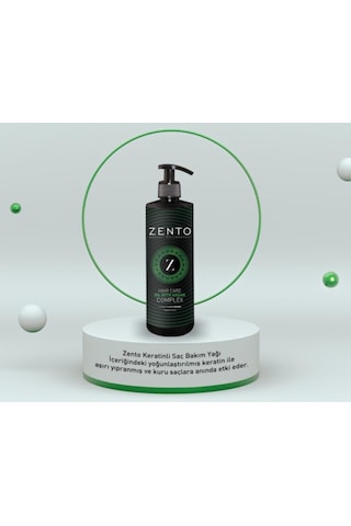 Zento Hair Care Oil Wıth Argan Complex Keratinli Argan Yağı 150 ML