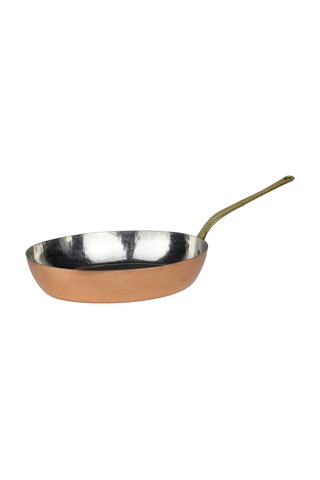 Cuvesta El Yapımı Şef Tipi Kalın 1.5mm Bakır Sote Tavası 30x20cm