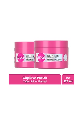 Elidor Güçlü ve Parlak Yoğun Bakım Maskesi 2 x 220 ML
