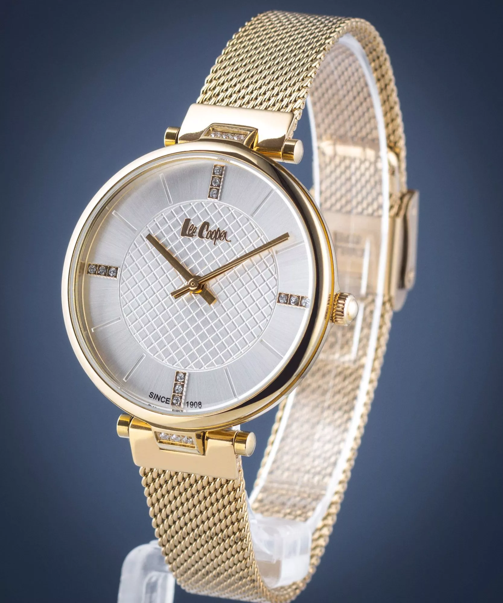 Lee Cooper Lc-20627-g01çelik Hasır Kordon Gold Renk Kadın Kol Saati