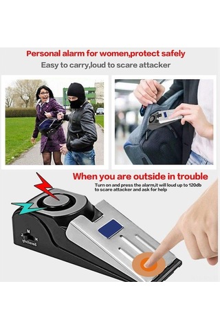 Yulong Reedark Taşınabilir 2'li Kapı Durdurucu Alarm - 120db