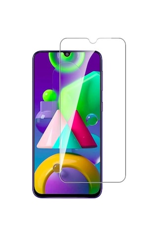 Samsung Galaxy Uyumlu M21 Nano Kırılmaz Cam Ekran Koruyucu Şeffaf