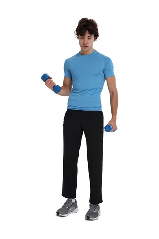 Sportive Yuma Slim Erkek Mavi Antrenman T-shirt 25ke1026-rmvı 1776439 Mavi