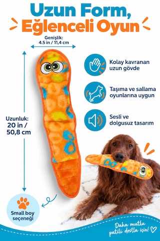 Outward Hound Sssupreme Snake Peluş Köpek Oyuncağı Small