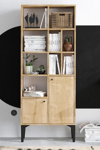 Decormet Castor Kitaplık Dec0033 Çok Renkli