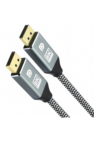 Alfais 4789 1.5 Metre 8k Displayport Kablosu Dp 1.4 Erkek Erkek