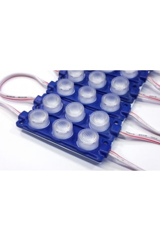 12V Power 3W MAVİ Modül Led 5'Lİ