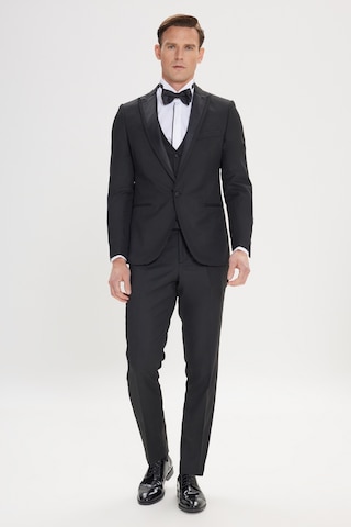 Ac&Co / Altınyıldız Classics Slim Fit Desenli Klasik Smokin Takım Siyah (538463578)