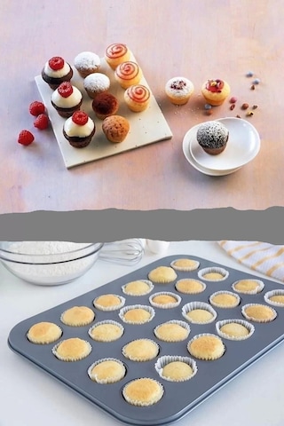 Teflon Muffin Kalıbı Kek Kalıbı 24 Lü
