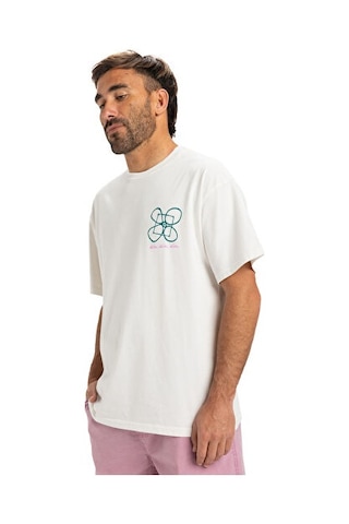 Quiksilver Hw Outside Inside Ss Erkek Günlük Tişört Eqyzt08032-wbk0 Beyaz Beyaz