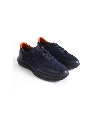 Mubiano Hakiki Deri Mbkry301-lcv Erkek Lacivert Sneaker & Spor Ayakkabı Lacivert
