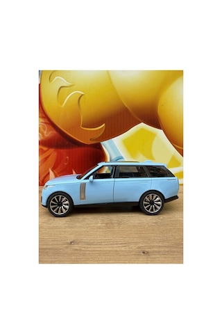 Range Rover Sport Model Araba Plastik Sesli Işıklı Açılan Kapılar Range Rover Araba Mavi