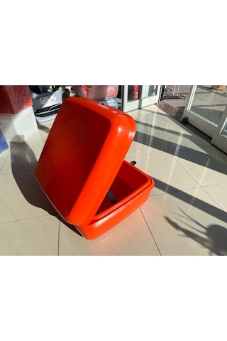 Motosiklet Servis Kurye Çantası Midi Box Turuncu 110 Litre Turuncu