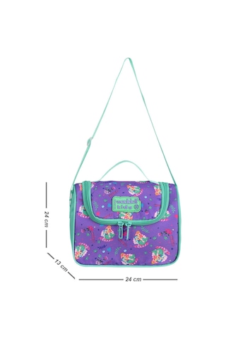 Waddell Lisanslı Deniz Kızı Desenli Termal Beslenme Çantası Lila