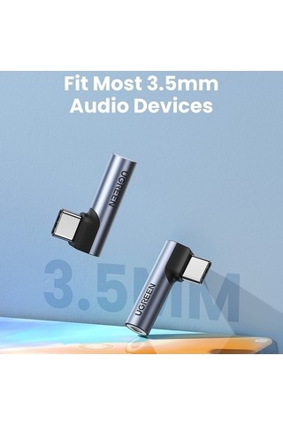 My Topped Ugreen Usb-c Ses Adaptörü: Xiaomi Mi, Oneplus 8 Pro, Huawei P30 İçin, 3.5mm Jack, Mikrofon, Hacim Kontrolü, Evrensel