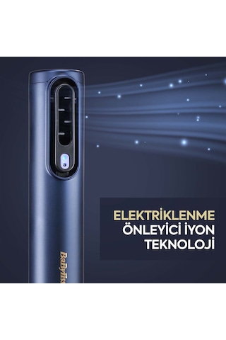 Babyliss Saç Kurutma Ve Şekillendirme Seti Air Wand, Difüzör Başlık Dahil, 1600w, 3 Başlık, İyon Teknolojisi Lacivert, 3 Başlıklı