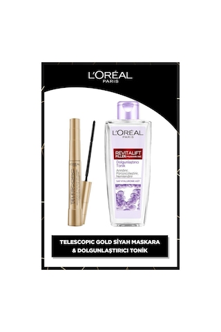 L'Oréal Paris Telescopic Maskara + Revitalift Filler Dolgunlaştırıcı Tonik 200 ML