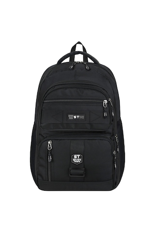 Seventeen Unisex Suya Dayanıklı Çok Gözlü Laptop Ve Seyahat Sırt Çantası 4903 Siyah-gri SİYAH-GRİ