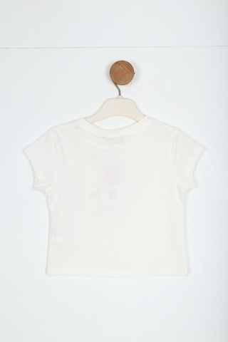 Xo Kids Kız Çocuk Tişort 5-9 Yaş 36008 Ekru