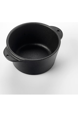 Lava Döküm Yuvarlak Sufle / Sos Kabı. Çap(Ø)8cm.