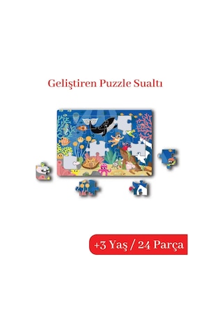 Çocuk Akademi Puzzle Su Altı