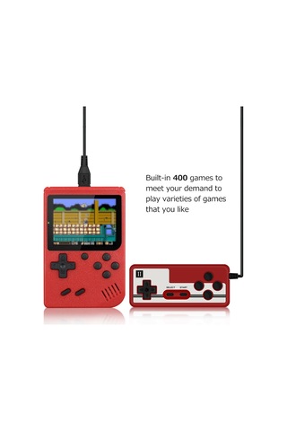 Taşınabilir El Mini Oyun Konsolları Gamepad İle 3 İnç Tam Renkli Ekran Dahili 800 Retro Oyun 1020mah Pil Desteği Av Çıkışı