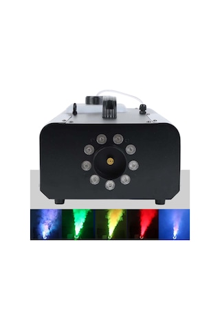 Quenlite Ql-2200 Dmx Rgb Sis Makinası 2200 W Dmx Kontrollü Led Işıklı