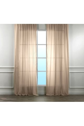 Evdepo Home Vual Tül Perde Tek Kanat