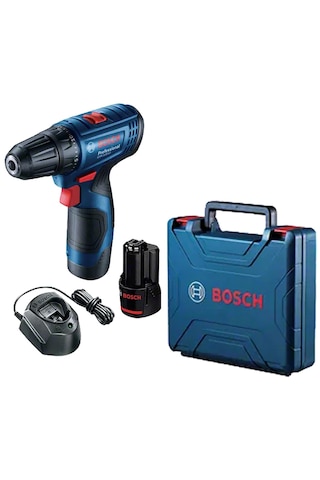 Bosch Professional GSR 120-LI Çift Akülü Delme Vidalama + Bosch Sırt Çantası + Bosch V-Line 103 Parça Aksesuar Seti