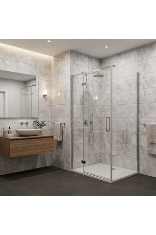 30x60 Cm Kendinden Yapışkanlı Duvar,banyo,tezgah Arası Kaplama Açık Gri 12 Adet 902-30-6